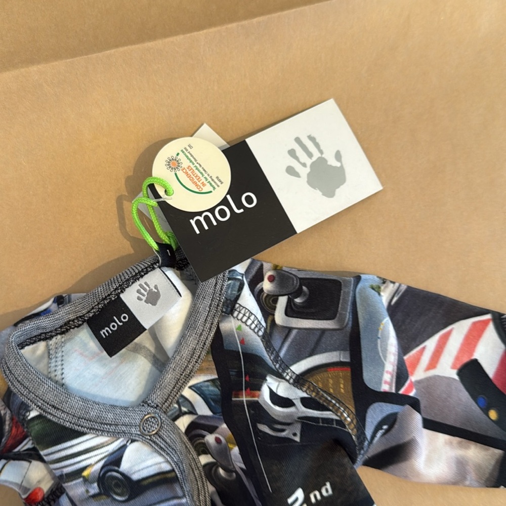 Molo Multicolor Racing Car Print Shirt - Picture 5 of 5